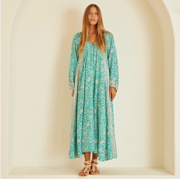 Natalie Martin Dresses & Skirts - NEW NATALIE MARTIN Fiore Silk Maxi Dress - Amalfi Sea